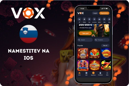 Namestitev aplikacije Vox Casino na iOS